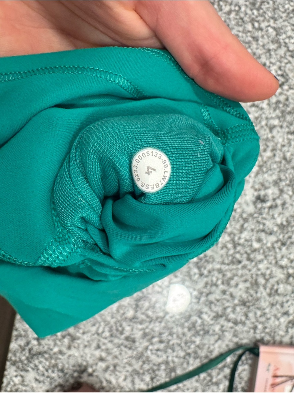 lululemon athletica Teal Green High-Rise Bike Shorts - Picture 3 of 3
